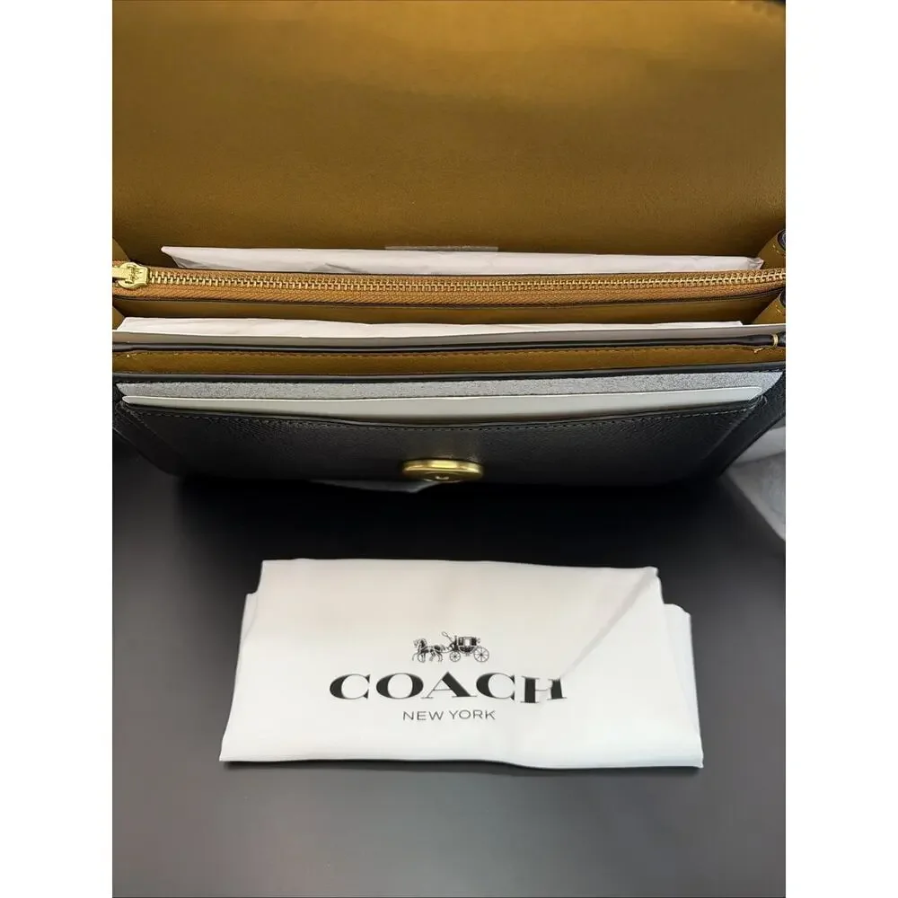 COACH Tabby Shoulder Bag 26 B4/Black Pebble NWT USA